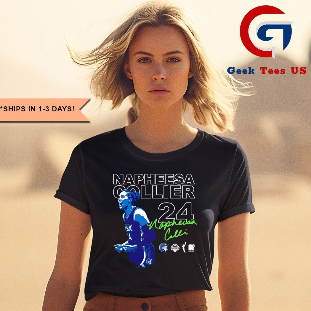 Napheesa Collier Minnesota Lynx WNBA player graphic shirt
