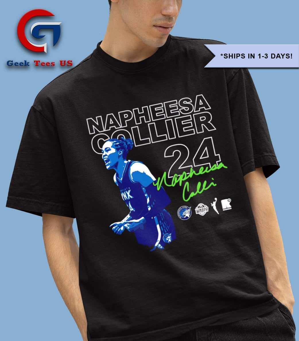 Napheesa Collier Minnesota Lynx WNBA player graphic shirt