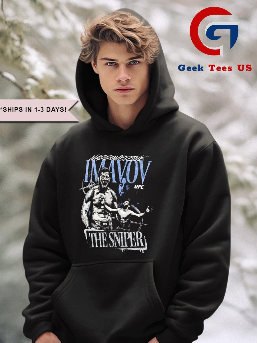 Nassourdine Imavov the Sniper graphic T-shirt