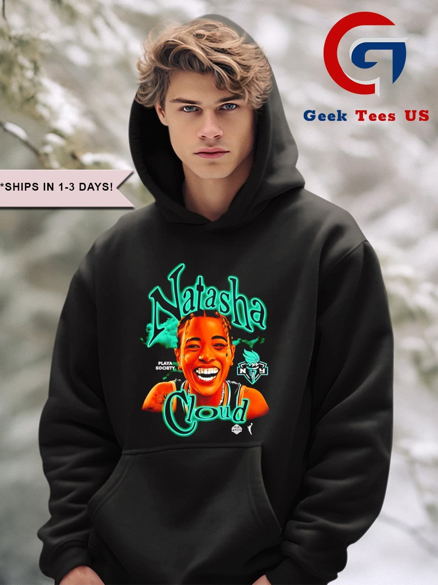 Natasha Cloud New York Liberty WNBA caricature shirt