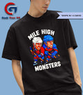 Nathan Mackinnon and Mikko Rantanen Mile High Monsters Hockey caricatures shirt