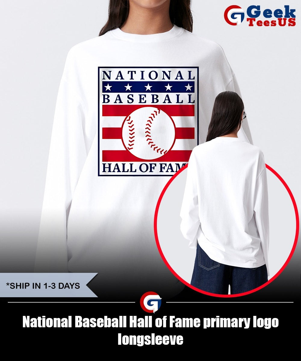 National Baseball Hall of Fame primary logo shirt