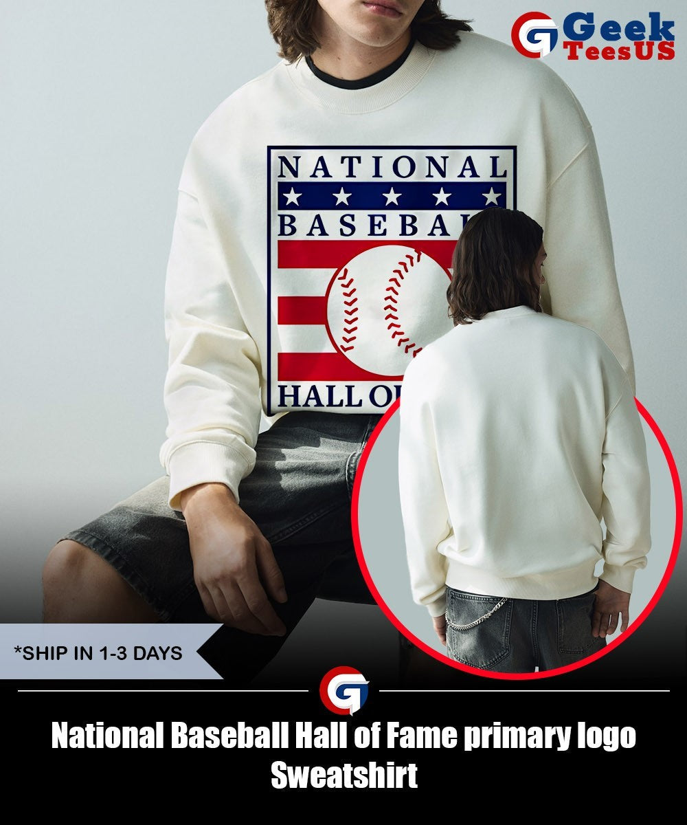 National Baseball Hall of Fame primary logo shirt