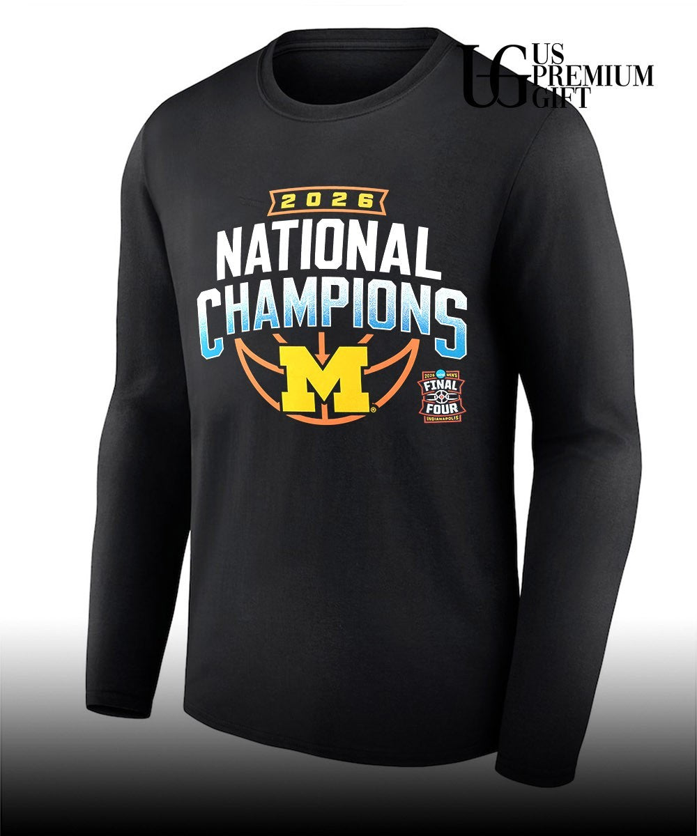 National Champions 2026 Michigan Wolverines NCAA Men’s Basketball shirt