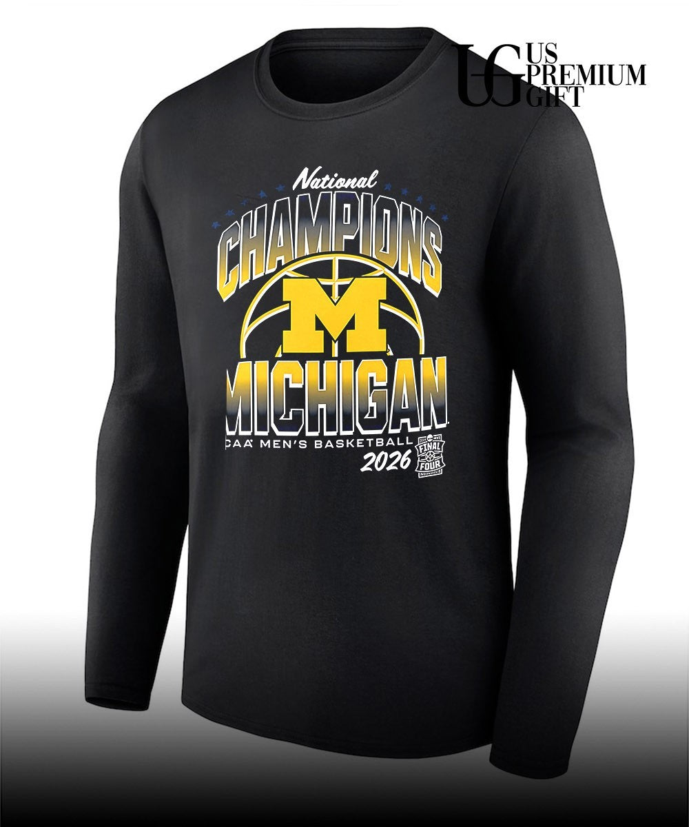 National Champions Michigan Wolverines 2026 Men’s Basketball Final Four shirt