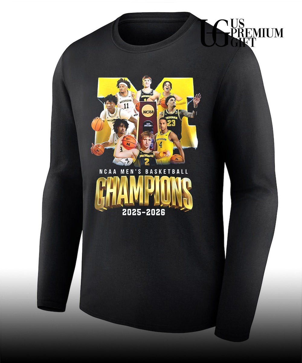 National Champions Michigan Wolverines Basketball 2026 shirt