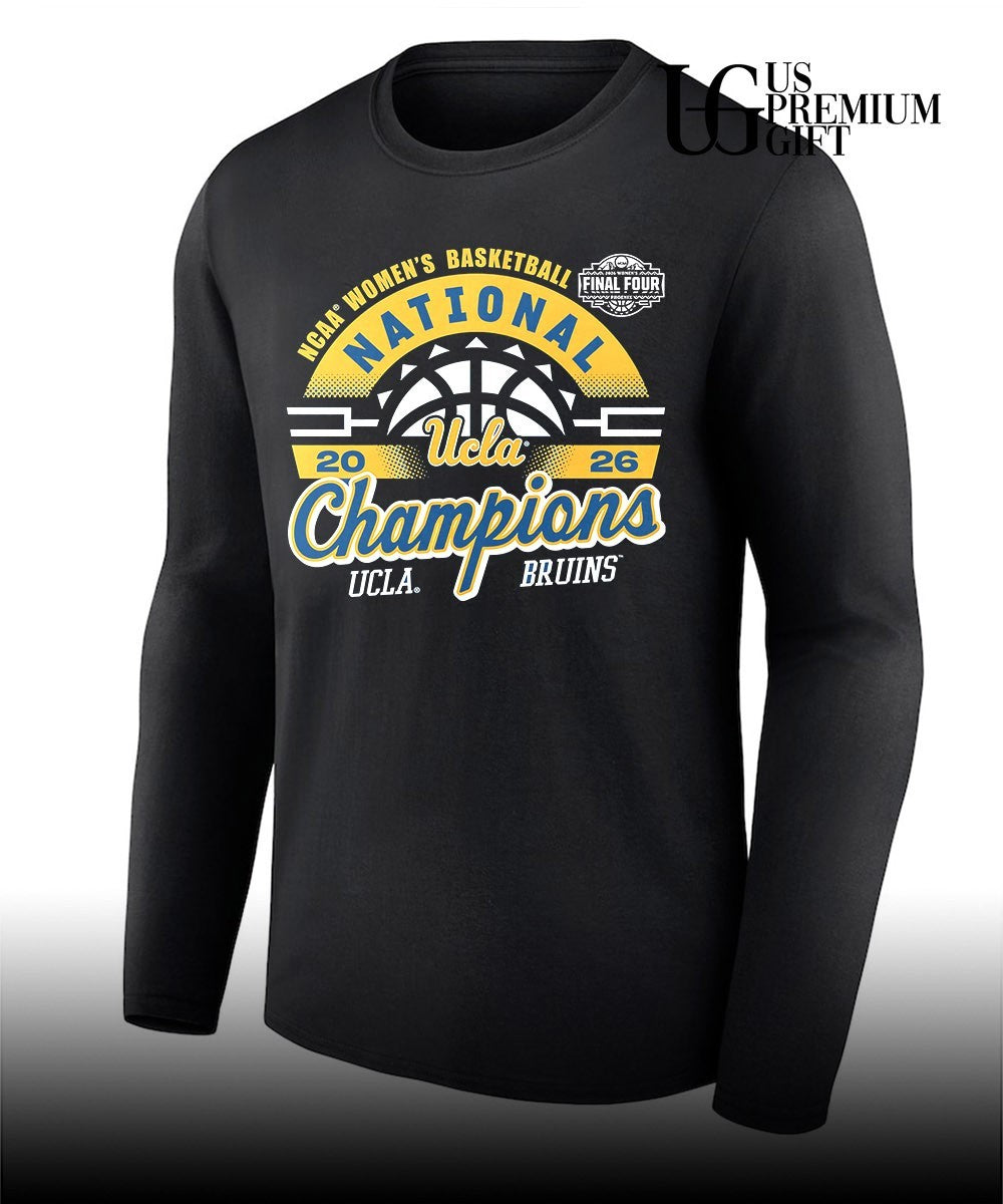 National Champions UCLA Bruins 2026 NCAA Women’s Basketball Sun shirt
