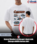Natural Wonders of Chicago’s block club Chicago wildlife bureau shirt