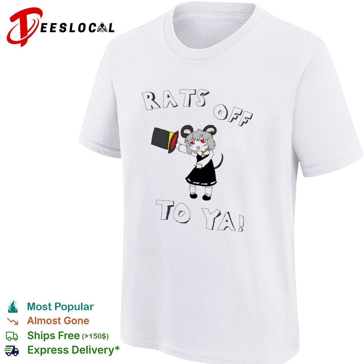Nazrin Rats off to Ya Touhou Project Anime shirt