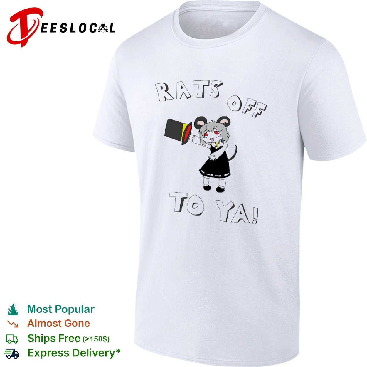 Nazrin Rats off to Ya Touhou Project Anime shirt