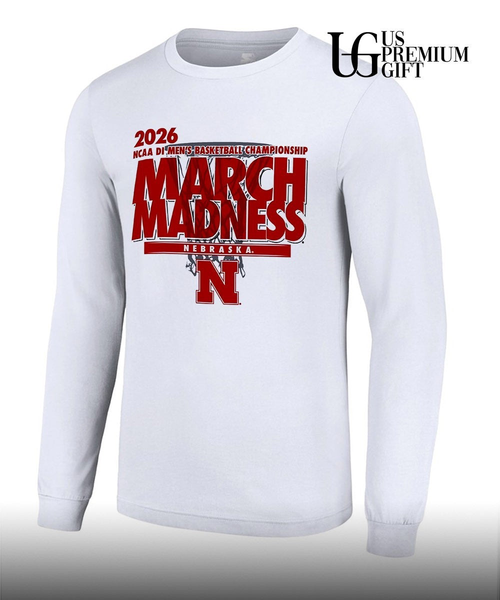 Nebraska Cornhuskers March Madness NCAA D1 Men’s basketball Championship 2026 shirt
