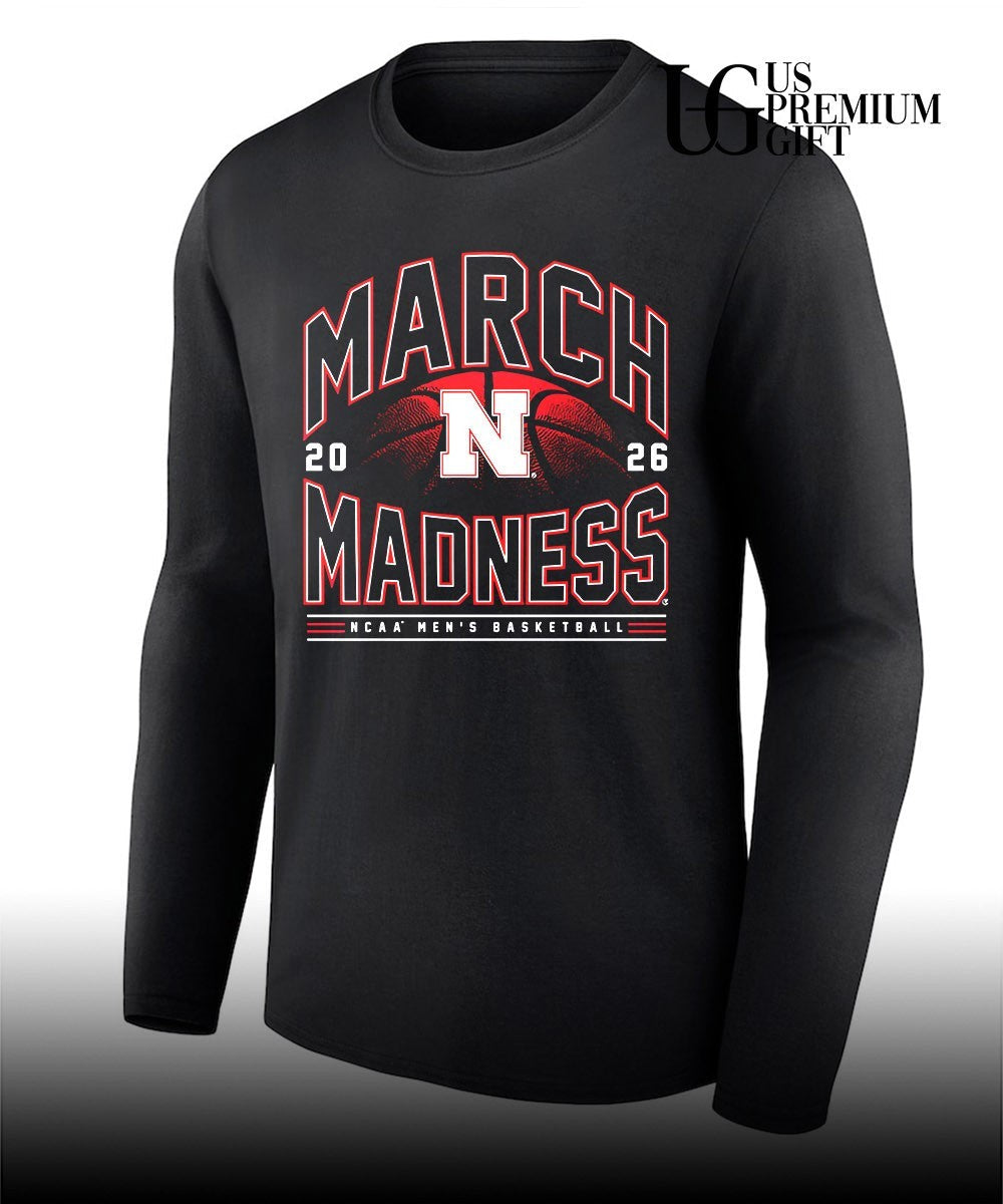 Nebraska Cornhuskers Men’s basketball NCAA March Madness 2025-2026 shirt