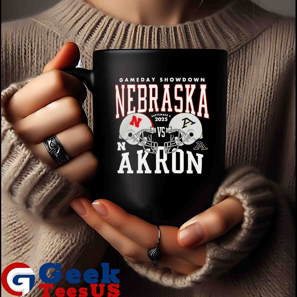 Nebraska Cornhuskers vs Akron Zips College Football Gameday Showdown 2025 helmet shirt