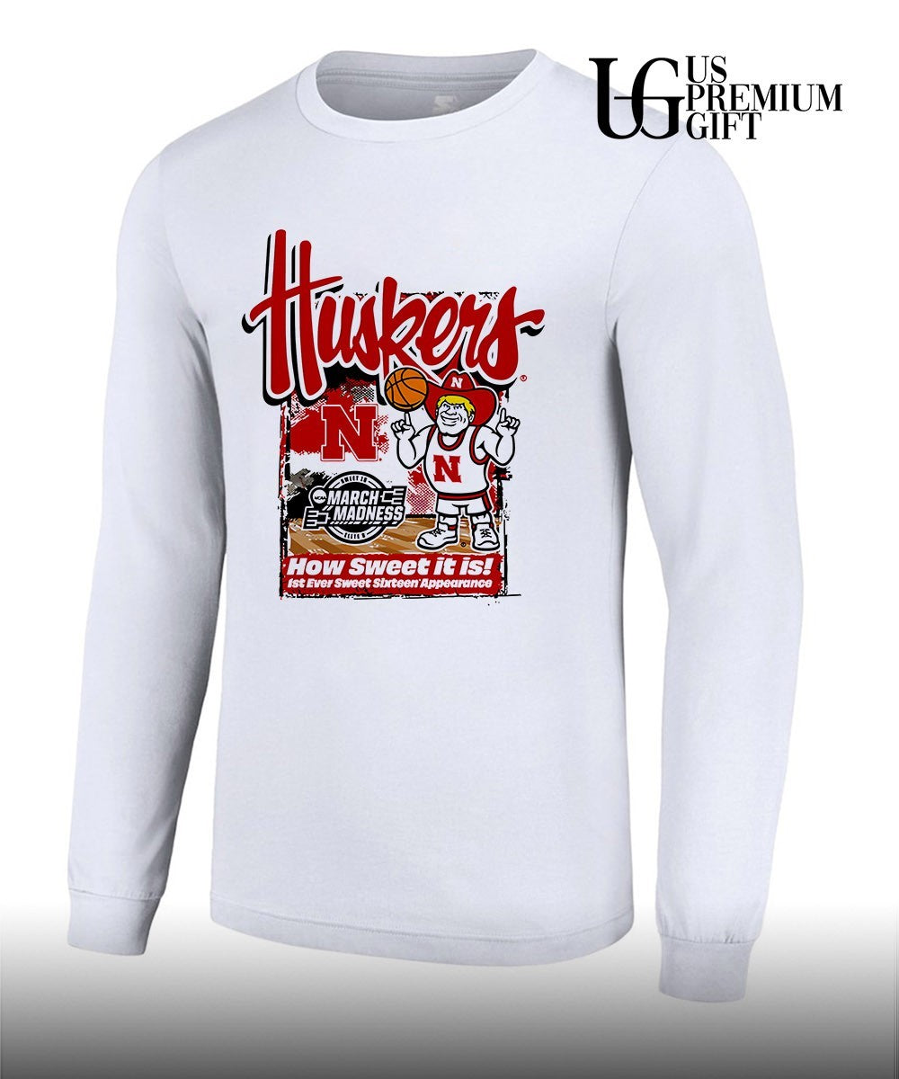 Nebraska Huskers 2026 NCAA March Madness First Ever Sweet 16 How Sweet It Is shirt