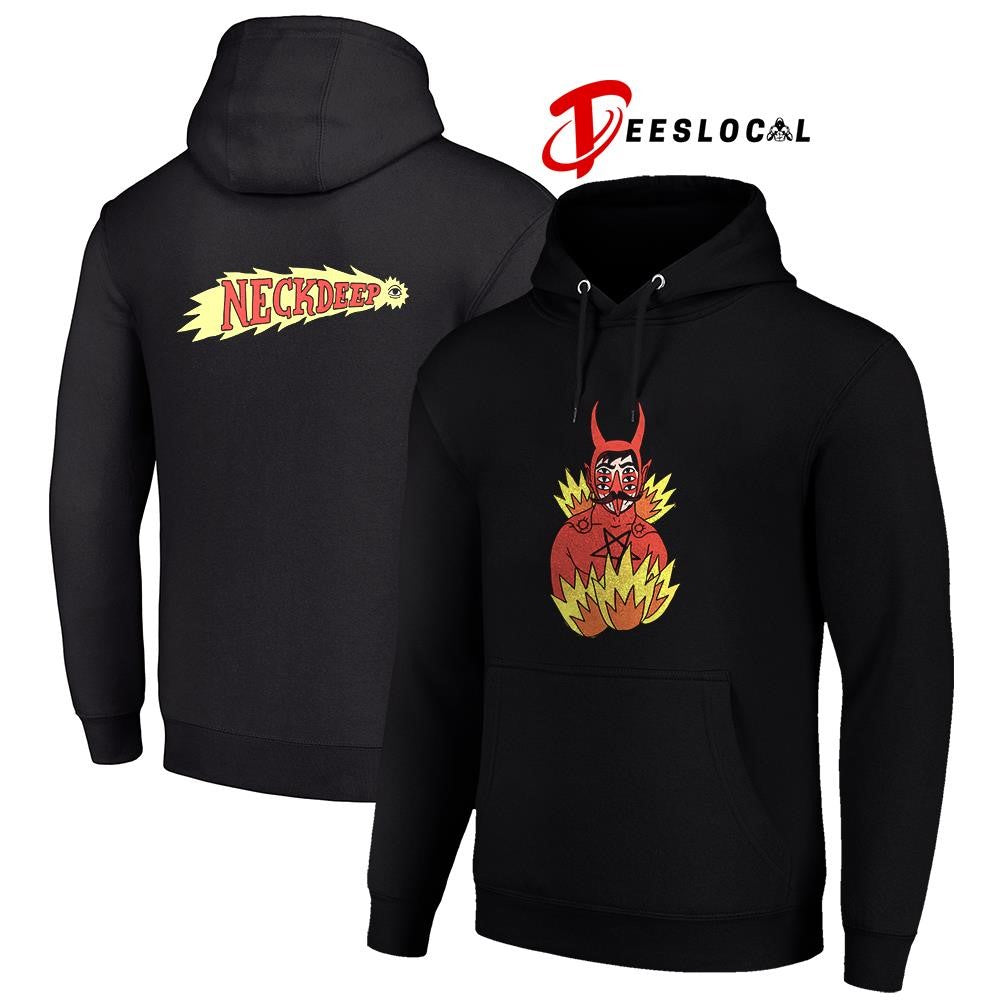 Neck Deep LNOTGY Devil Jumper 10 year collection shirt