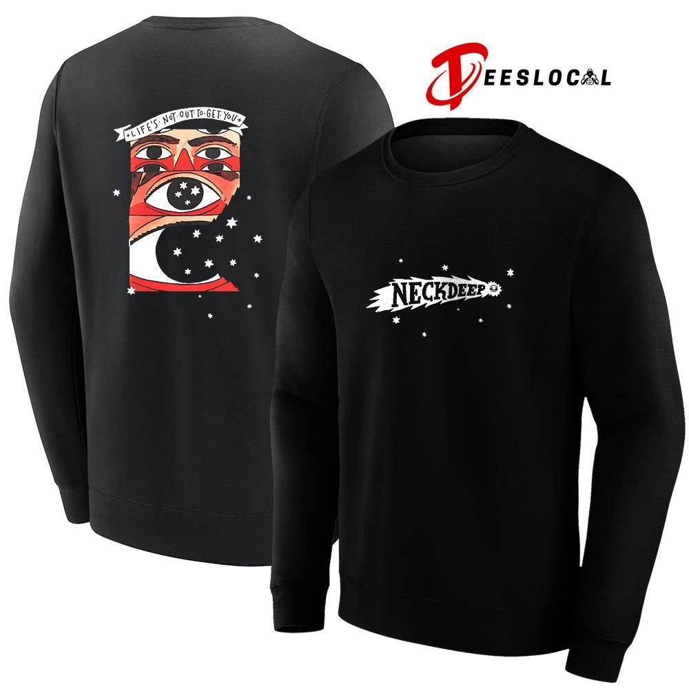 Neck Deep life’s not out to get you 10 year collection shirt