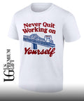 Never Quit Working on Yourself I75 Brent Spence Bridge shirt
