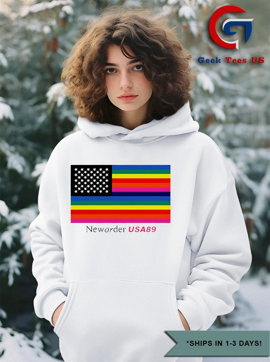 New Order USA 89 flag shirt