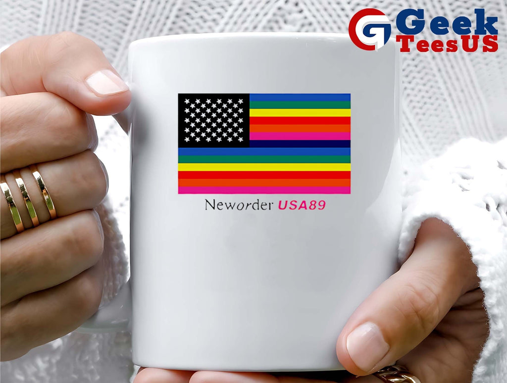 New Order USA 89 flag shirt