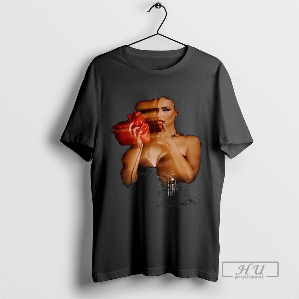 New Victoria Justice Love Zombie Glitch Heart Graphic Tee Shirt Sweatshirt Hoodies