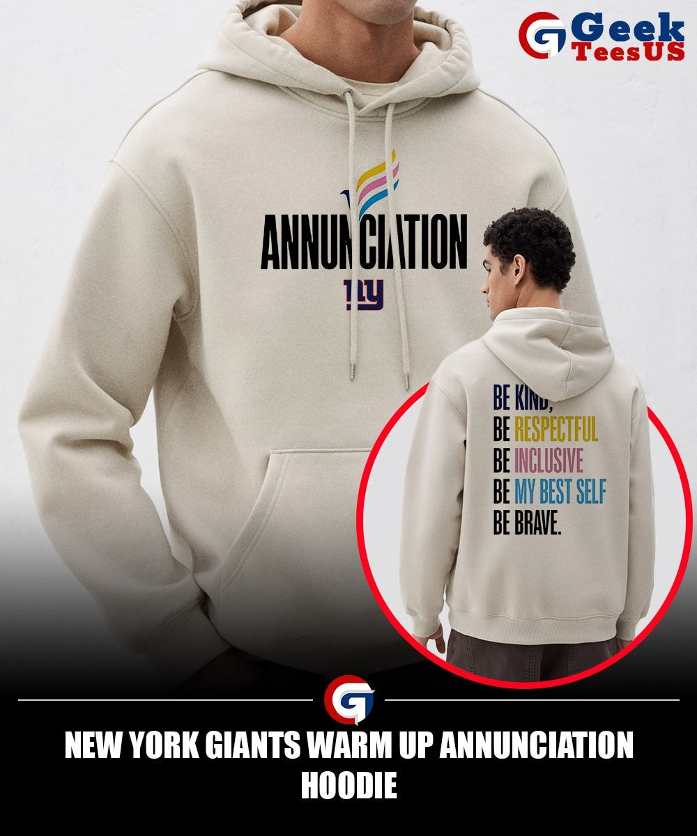 New York Giants Warm Up Annunciation shirt