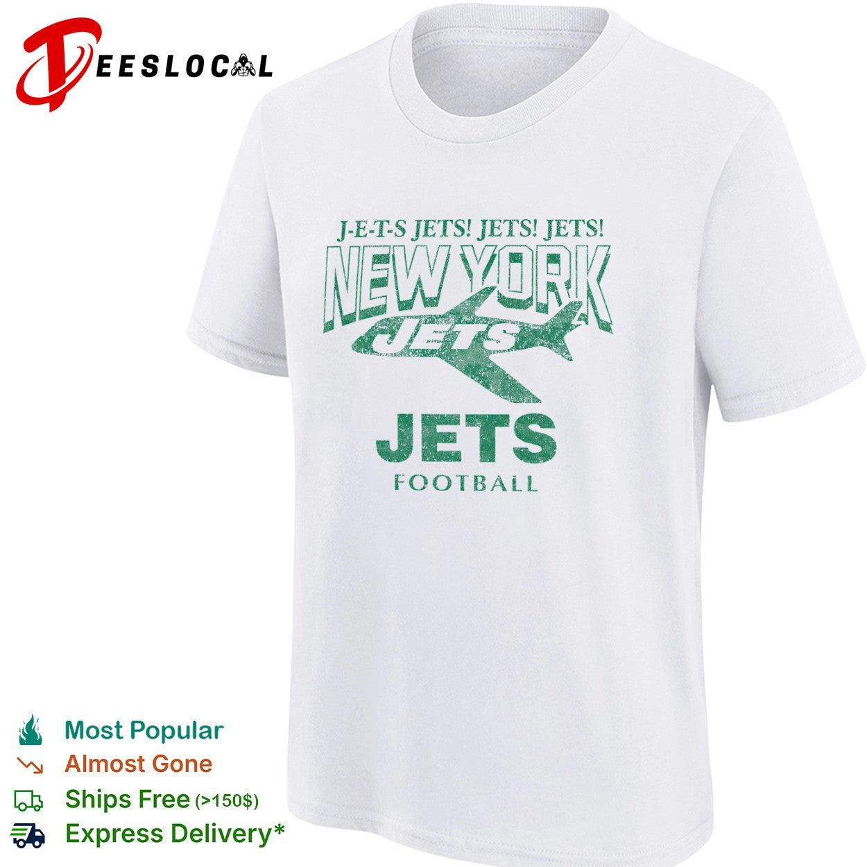 New York Jets J E T S Jets Jets Jets Football shirt