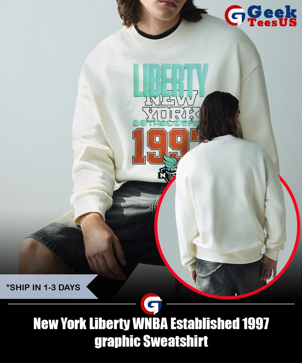 New York Liberty WNBA Established 1997 graphic shirt