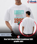 New York Liberty WNBA Established 1997 graphic shirt