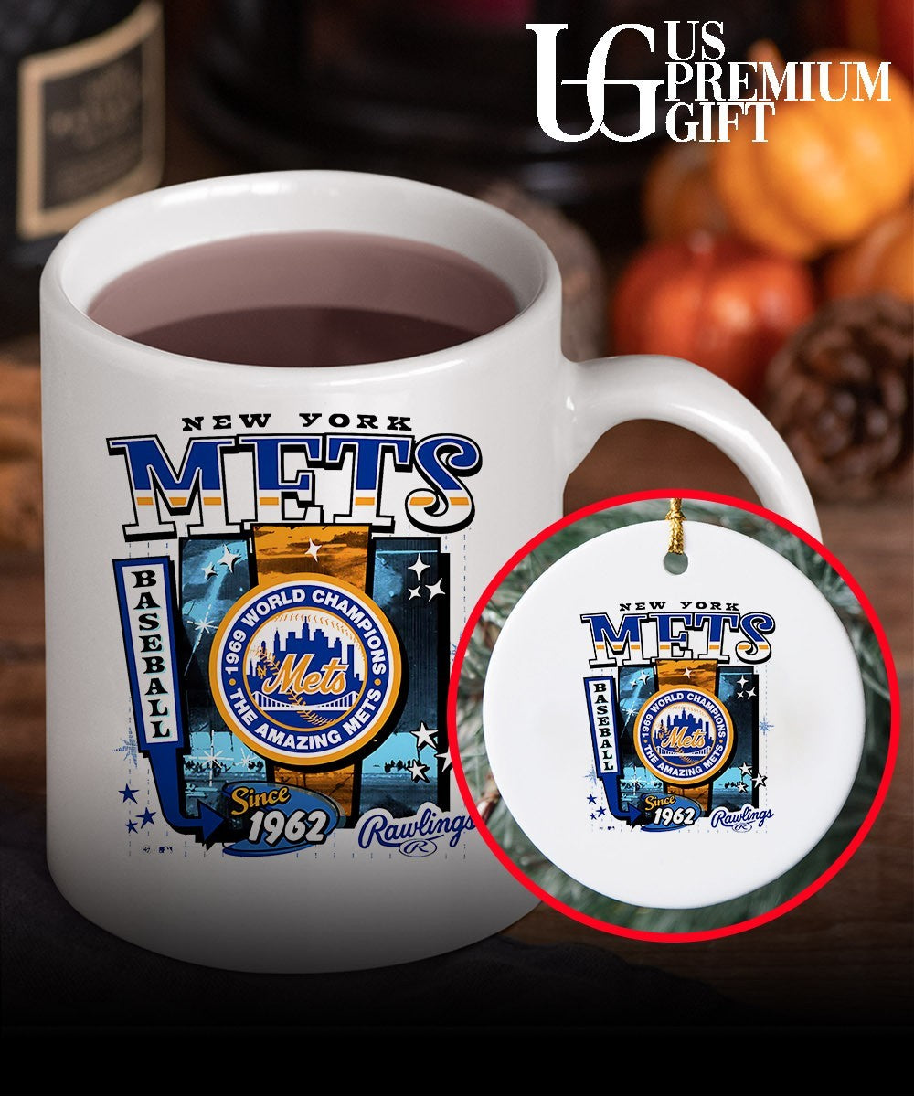 New York Mets Baseball 1969 World Champions Cooperstown poster shirt