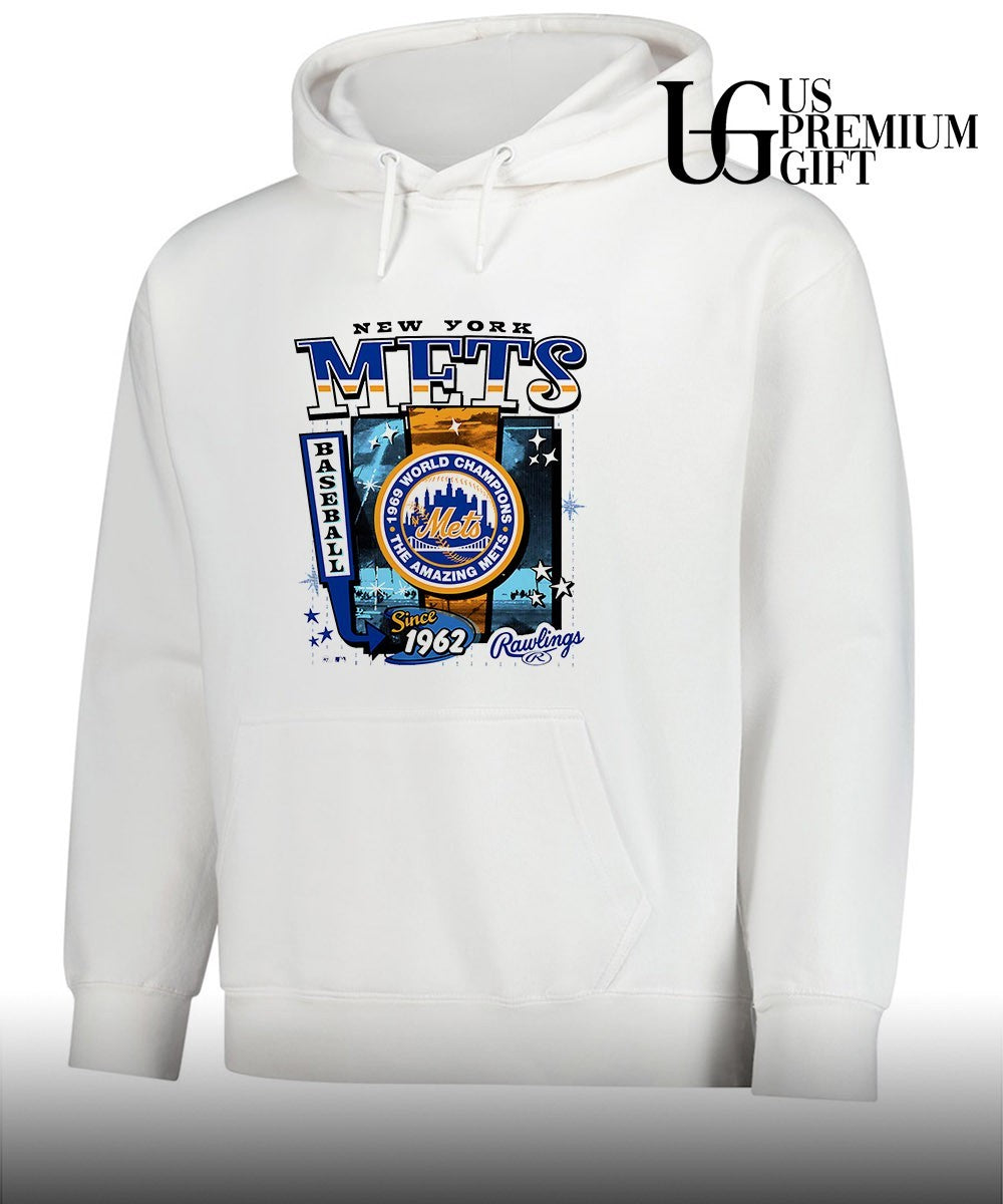 New York Mets Baseball 1969 World Champions Cooperstown poster shirt