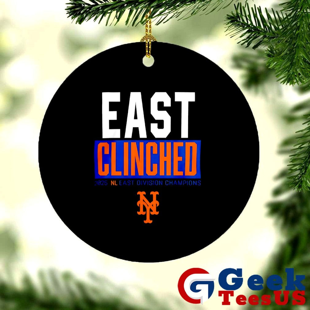 New York Mets Playoffs Clinched NL East Division Champions 2025 shirt