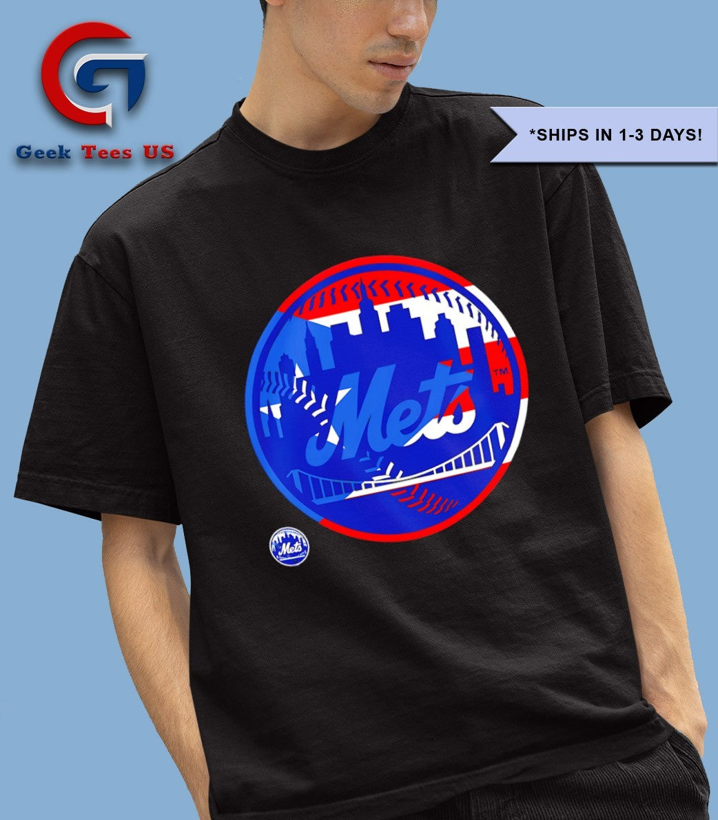 New York Mets Puerto Rican flag shirt