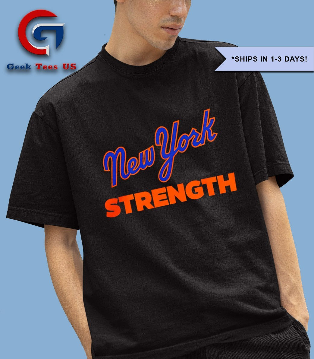 New York Mets Strength MLB logo shirt