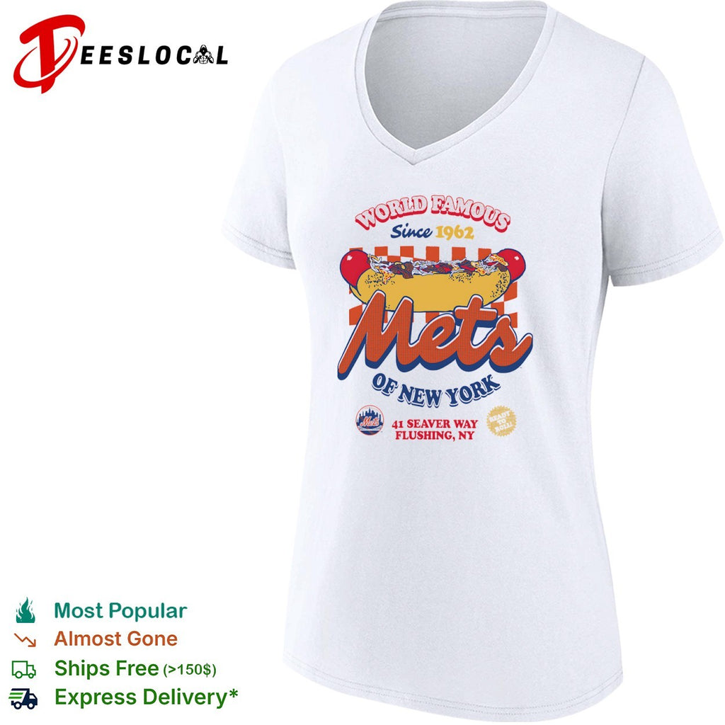 New York Mets World Famous Since 1962 Hot Dog shirt