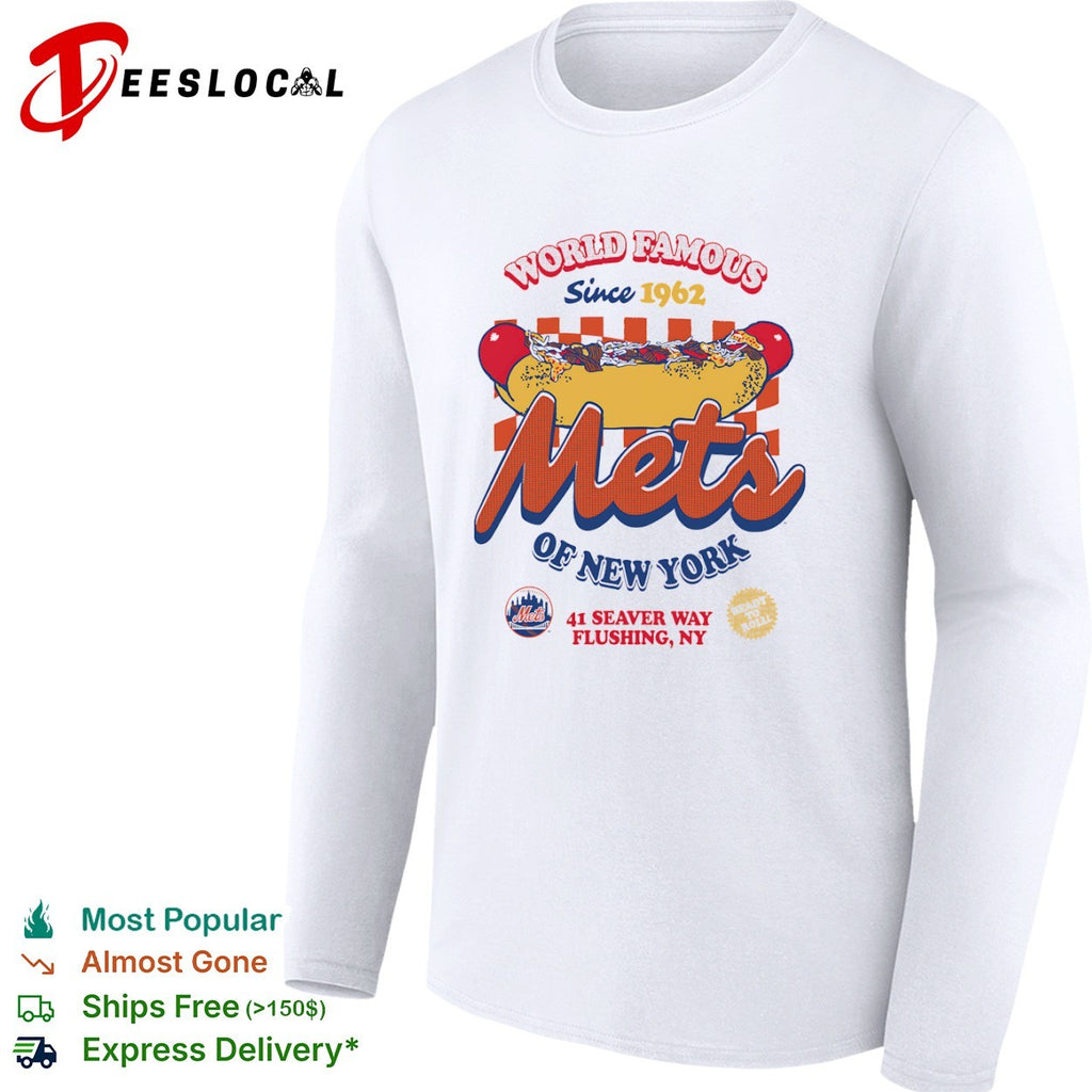 New York Mets World Famous Since 1962 Hot Dog shirt