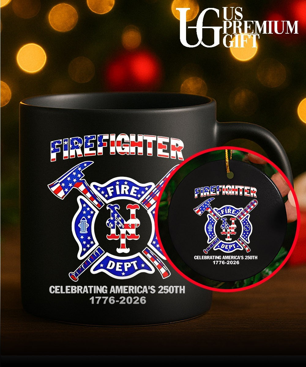 New York Mets X Firefighter Fire Dept Celebrating America’s 250th 1776-2026 shirt