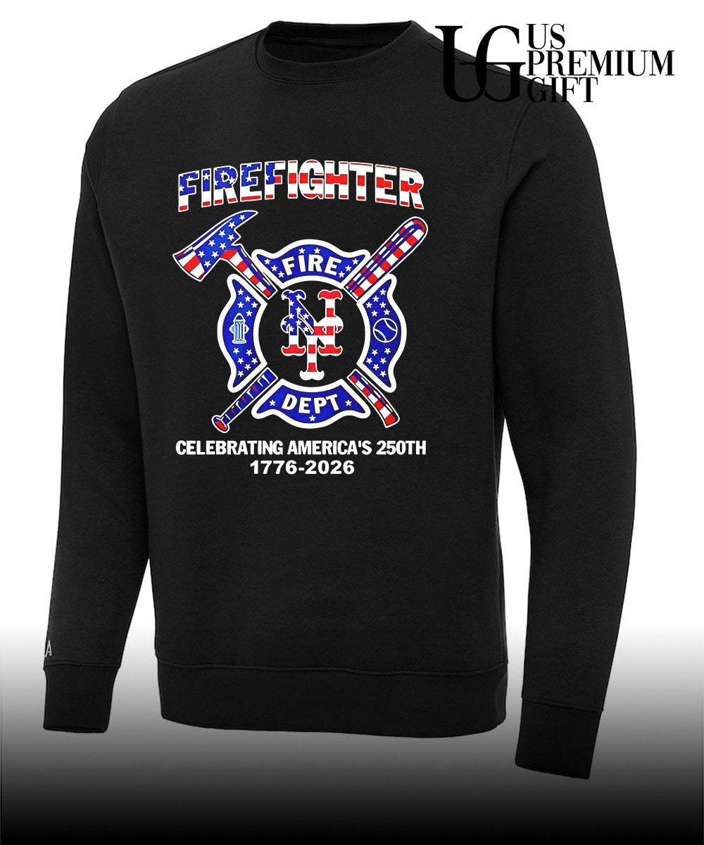 New York Mets X Firefighter Fire Dept Celebrating America’s 250th 1776-2026 shirt