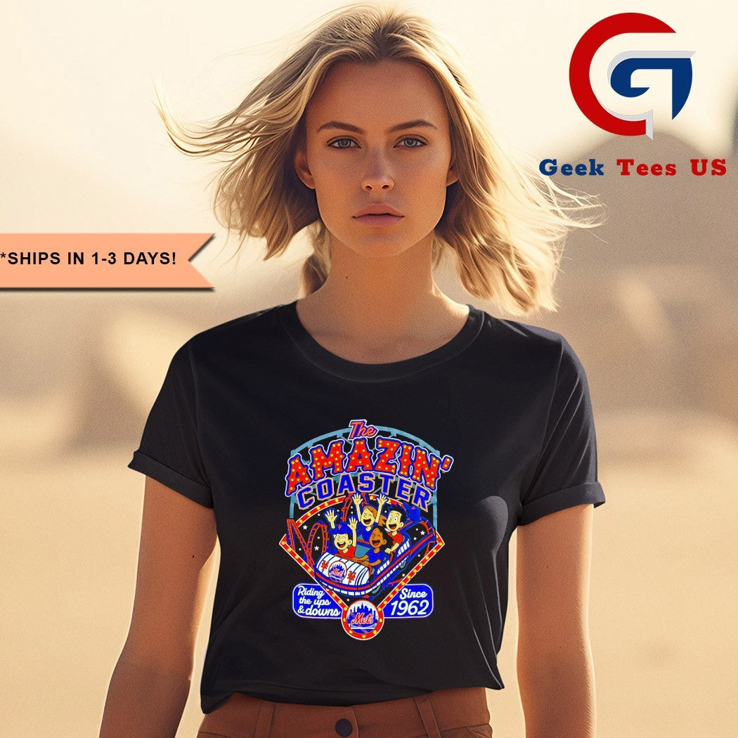New York Mets the Amazin’ coaster retro shirt