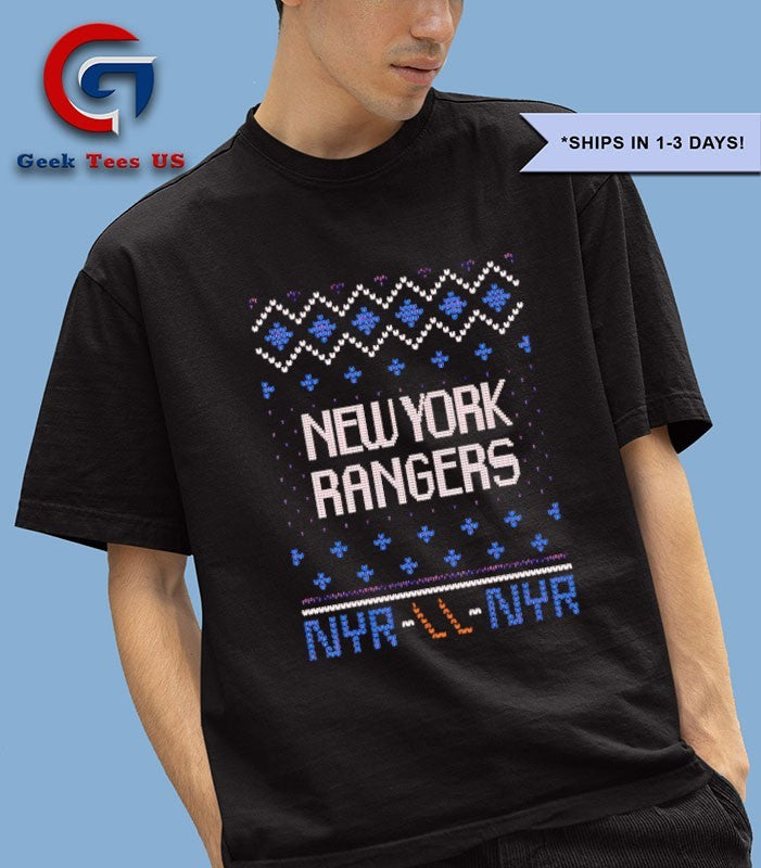 New York Rangers hockey NYR NYR ugly Christmas 2025 shirt