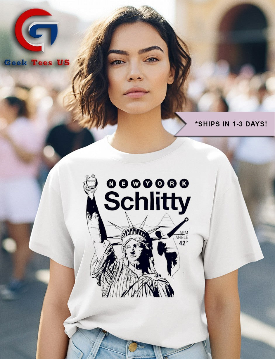 New York Schlitty Statue of Liberty shirt