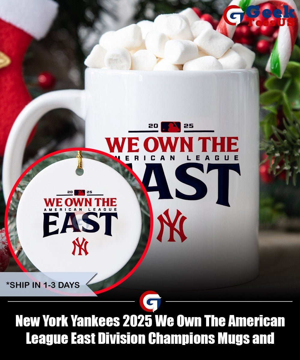 New York Yankees 2025 We Own The American League East Division Champions shirt