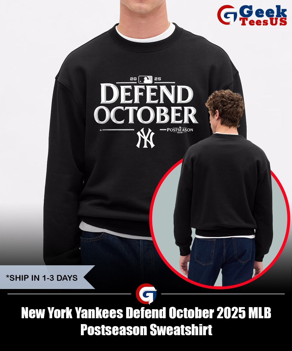 New York Yankees Defend October 2025 MLB Postseason shirt