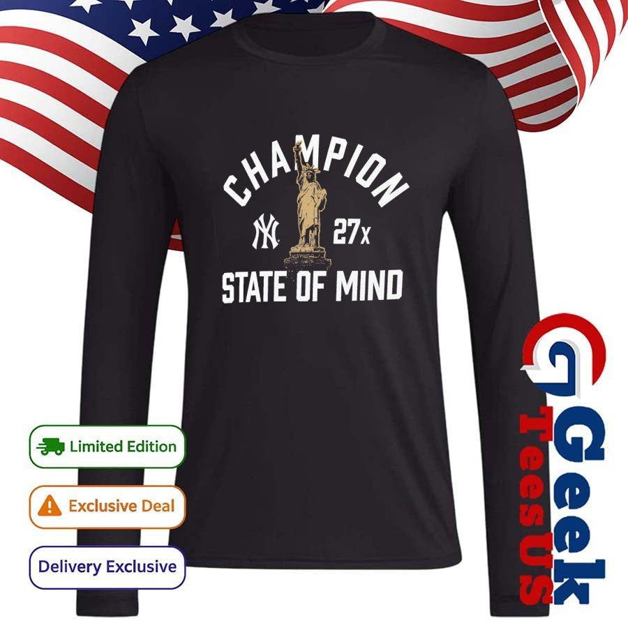 New York Yankees MLB 27X Champion States Of Mind shirt
