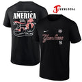 New York Yankees x 250 years of freedom America graphic shirt