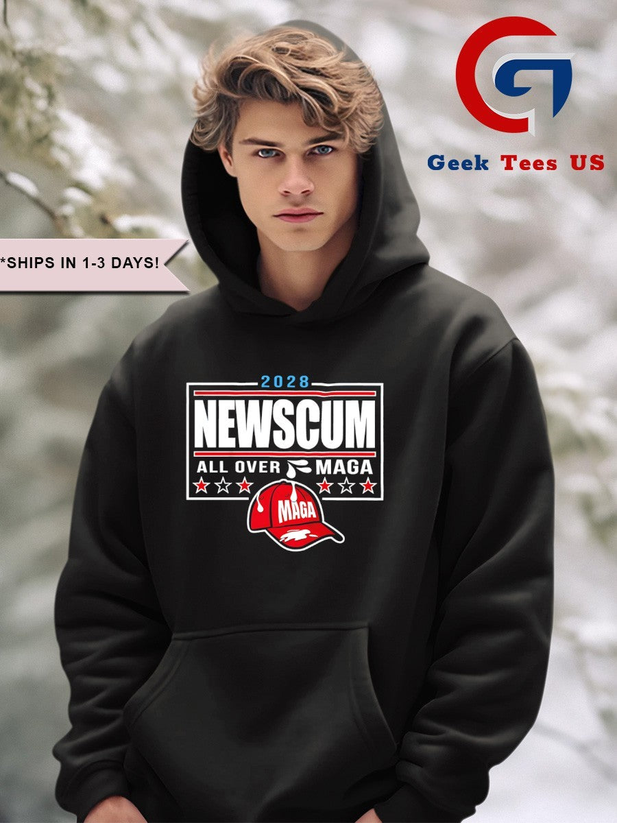 Newsom 2028 all over Maga shirt