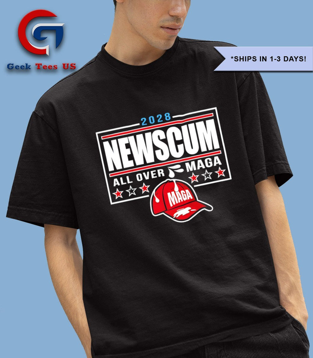 Newsom 2028 all over Maga shirt