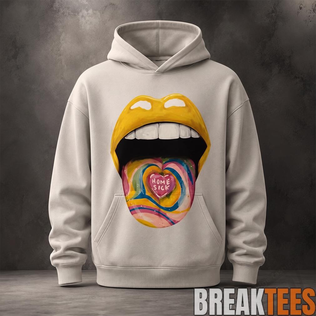 Neymar At Poker Tournament In Las Vegas Homesick Yellow Lips Hoodie