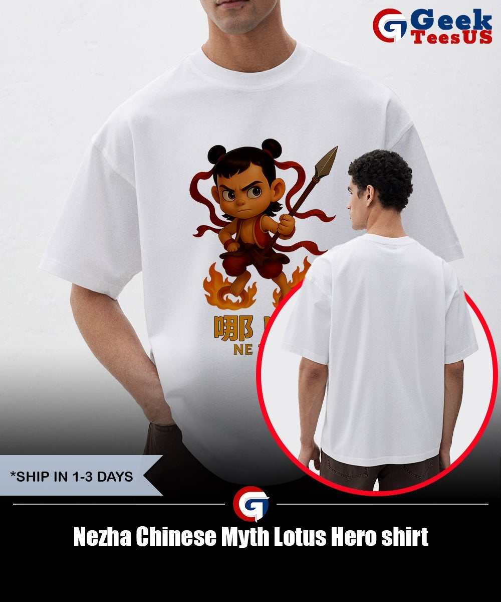 Nezha Chinese Myth Lotus Hero shirt