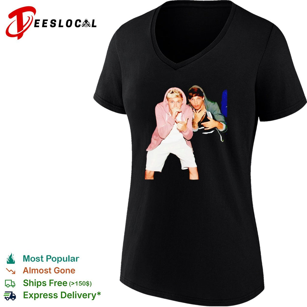 Niall Horan and Louis Tomlinson One Direction shirt