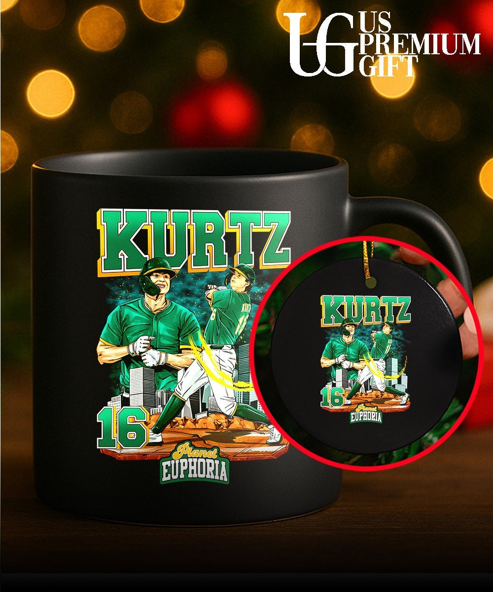Nick Kurtz Athletics baseball Planet Euphoria graphic shirt